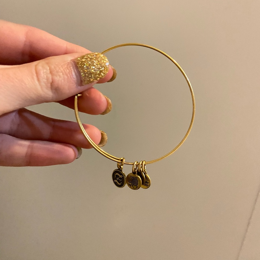Alex and ani Z charm bracelet